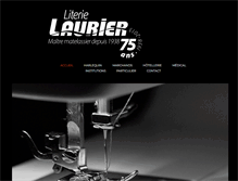 Tablet Screenshot of literielaurier.com